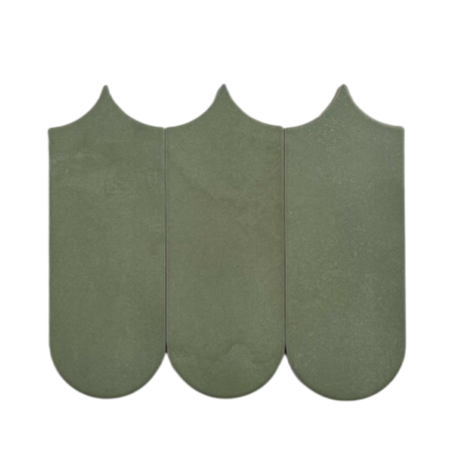 Cifre Ceramica Alure Sage Visschub Wandtegel 8x21,5 cm